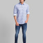 Parx Blue Casual Shirt 