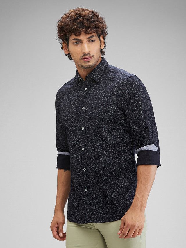 Parx Black Casual Shirt 