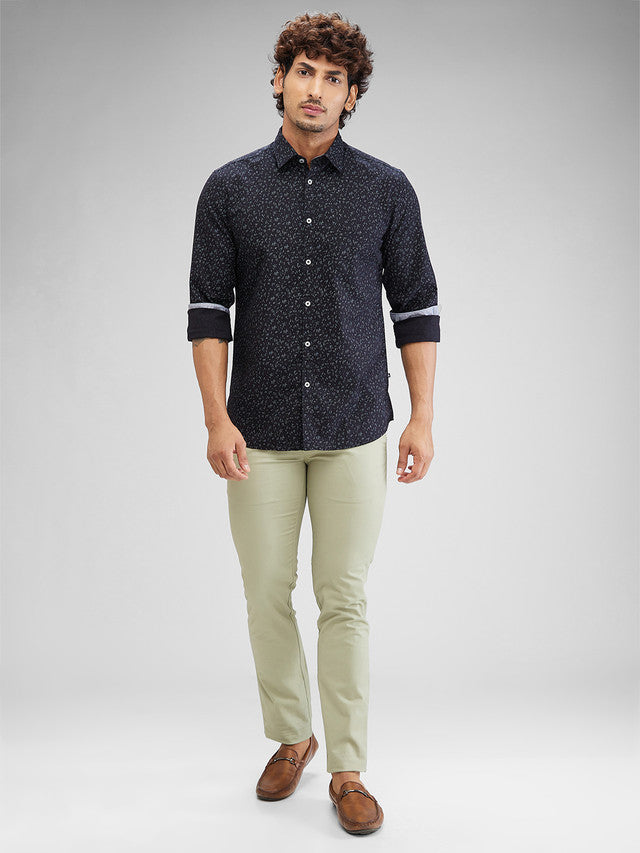 Parx Black Casual Shirt 