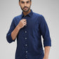 Parx Blue Casual Shirt 