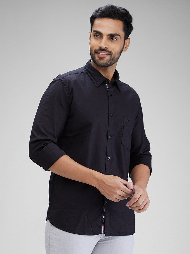 Parx Black Casual Shirt 