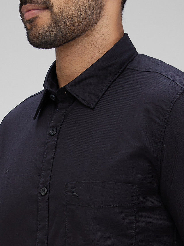 Parx Black Casual Shirt 