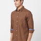 Parx Brown Casual Shirt