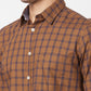 Parx Brown Casual Shirt