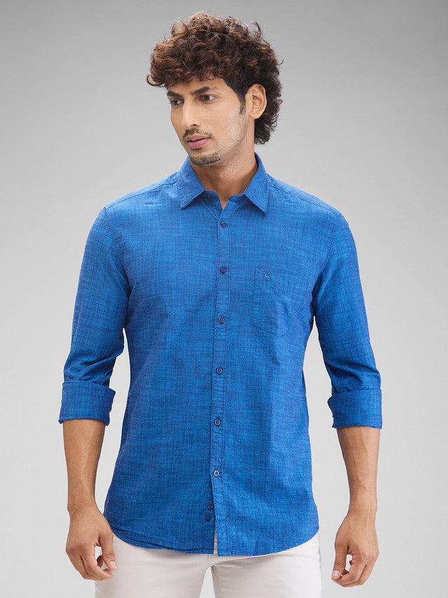 Parx Blue Casual Shirt 