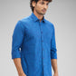 Parx Blue Casual Shirt 