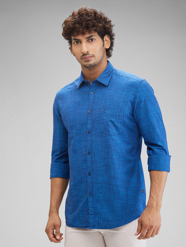 Parx Blue Casual Shirt 