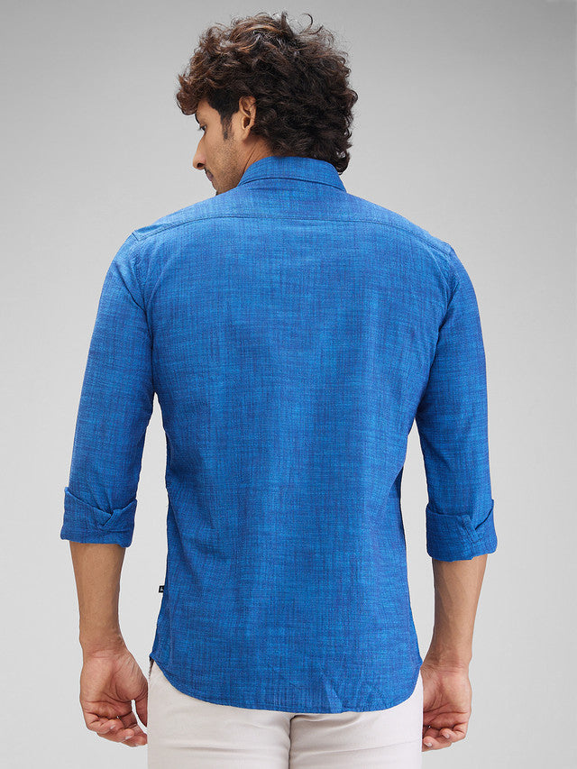 Parx Blue Casual Shirt 