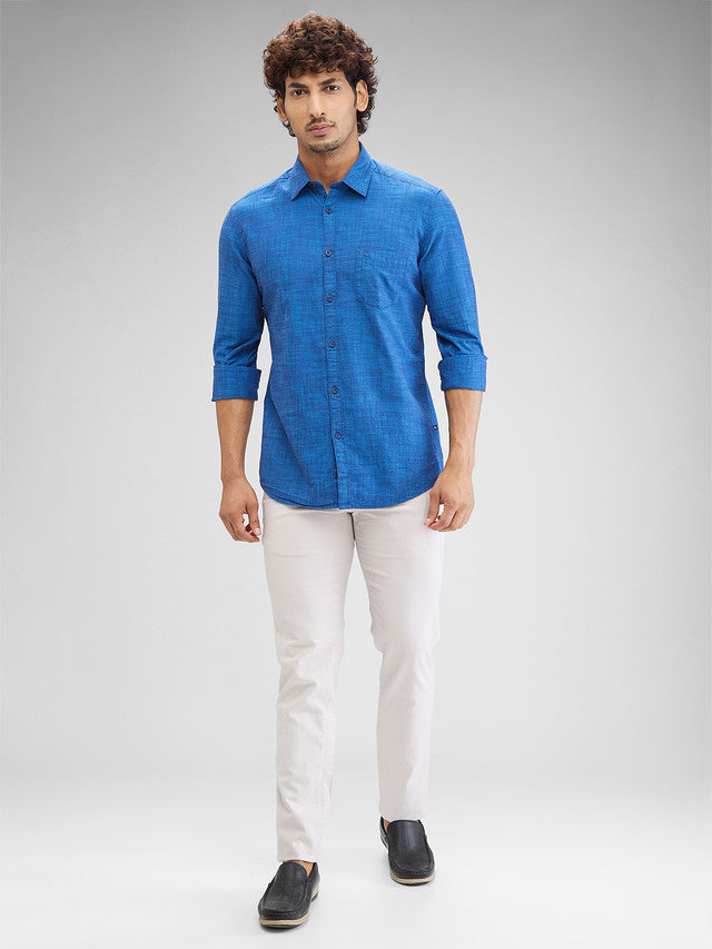 Parx Blue Casual Shirt 