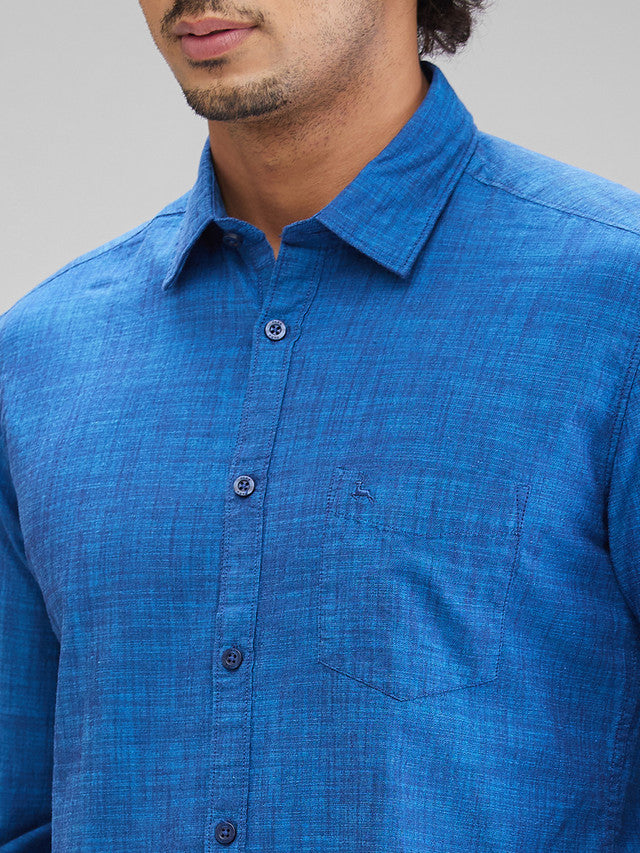 Parx Blue Casual Shirt 