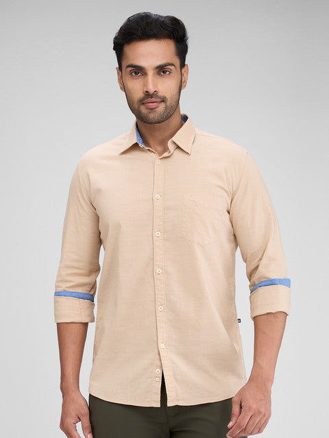 Parx Brown Casual Shirt