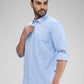 Parx Blue Casual Shirt 