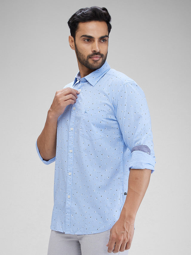 Parx Blue Casual Shirt 