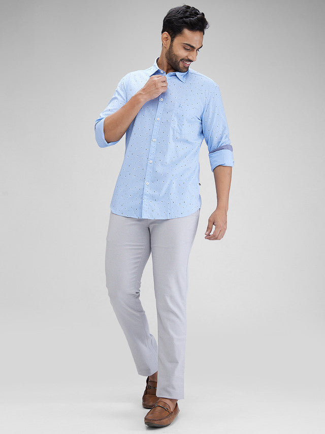 Parx Blue Casual Shirt 