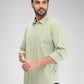 Parx Green Casual Shirt