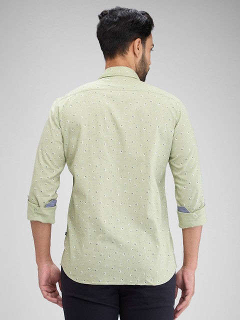 Parx Green Casual Shirt