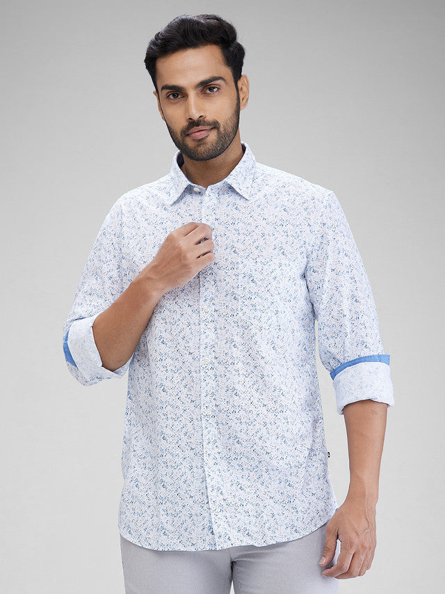 Parx White Casual Shirt 