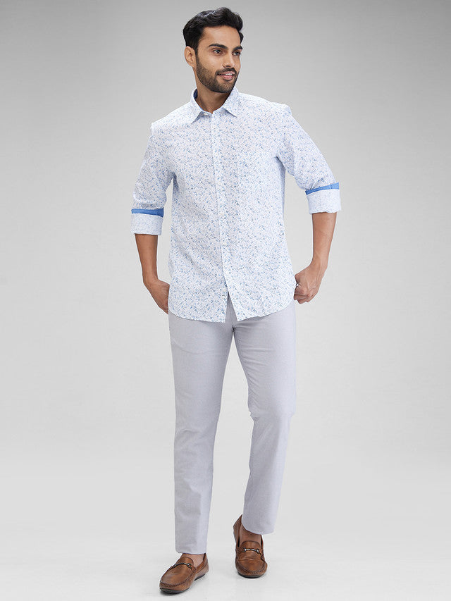 Parx White Casual Shirt 