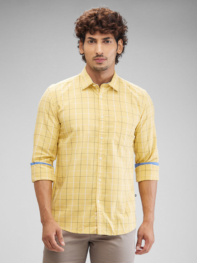 Parx Yellow Casual Shirt 