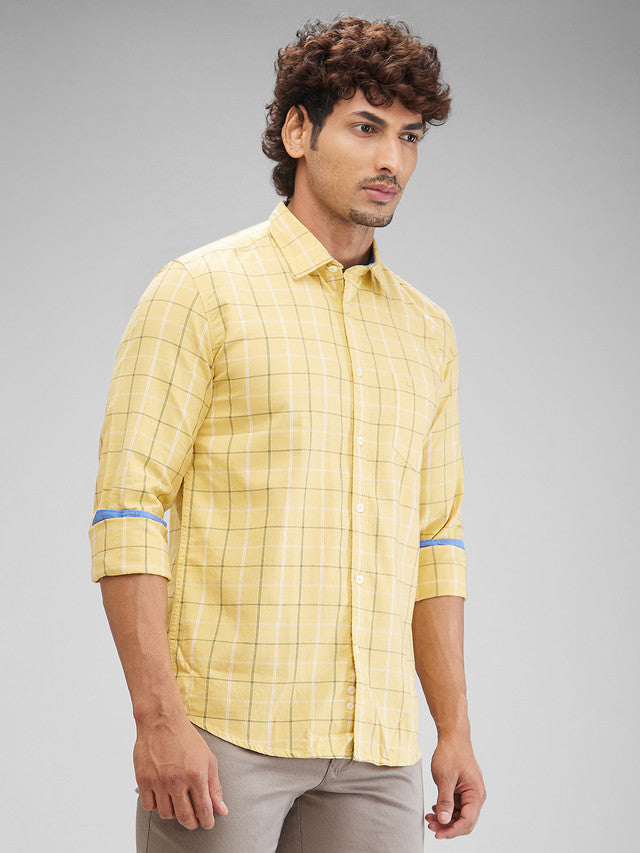 Parx Yellow Casual Shirt 