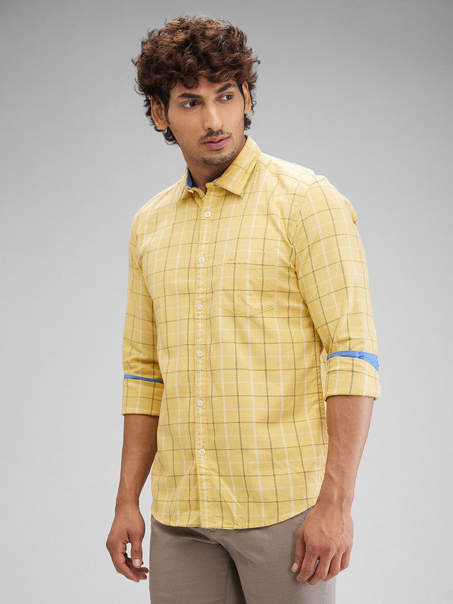 Parx Yellow Casual Shirt 