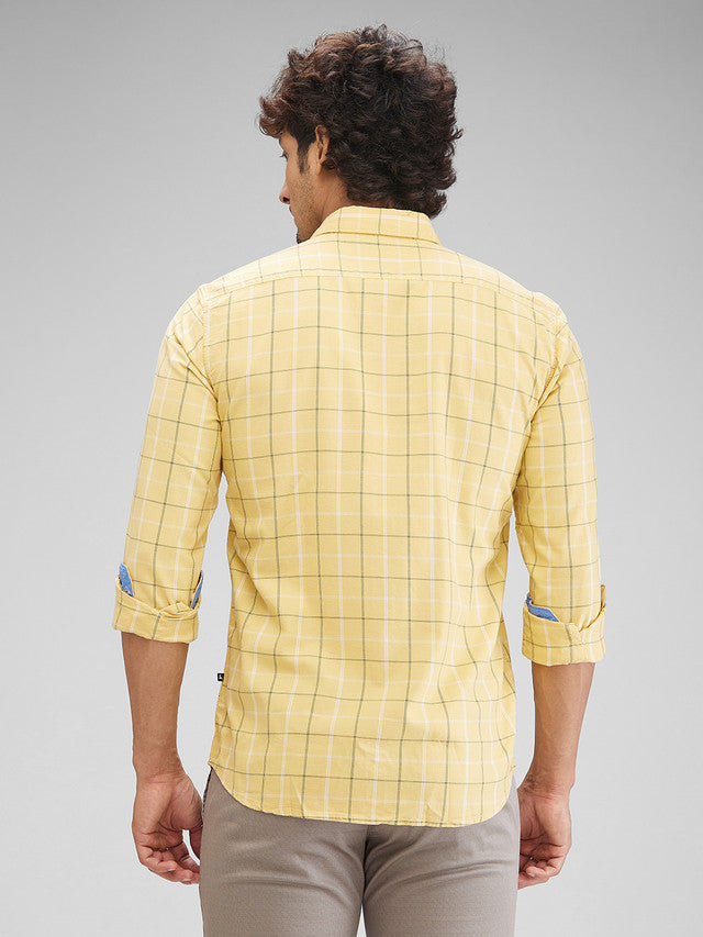 Parx Yellow Casual Shirt 