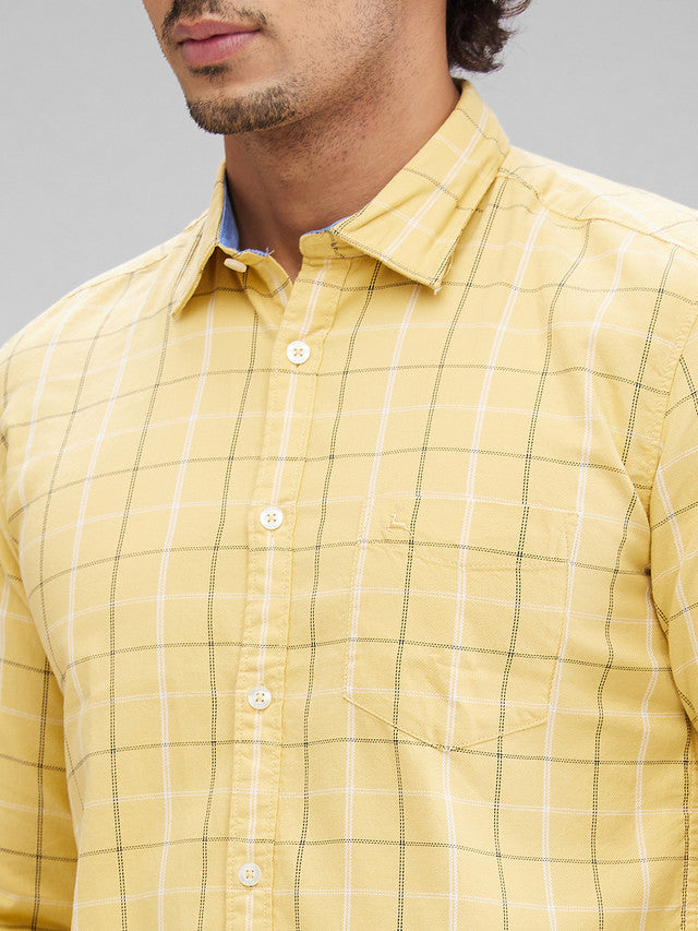 Parx Yellow Casual Shirt 