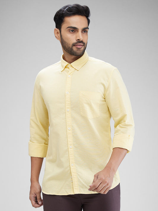 Parx Yellow Casual Shirt 