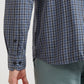 Men Blue Slim Fit Checks Cotton Full Sleeve Shirts