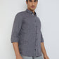 Men Grey Slim Fit Checks Cotton Full Sleeve Shirts