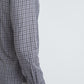 Men Grey Slim Fit Checks Cotton Full Sleeve Shirts