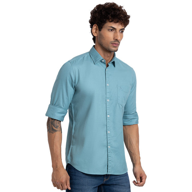 Parx Blue Casual Shirt 