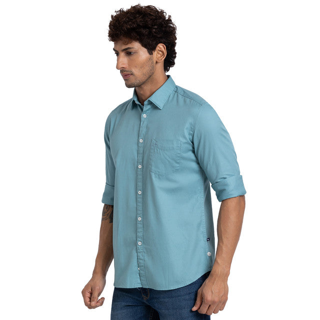 Parx Blue Casual Shirt 