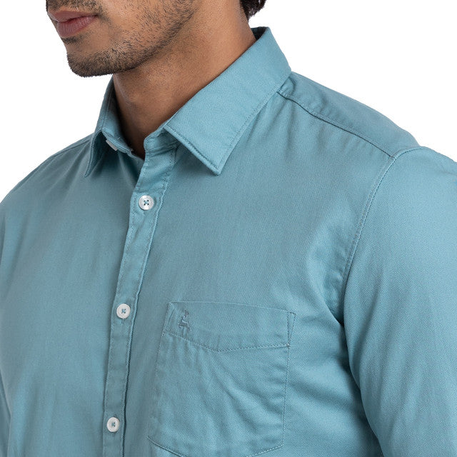 Parx Blue Casual Shirt 