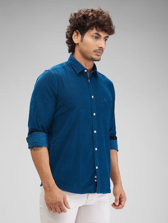 Parx Blue Casual Shirt 