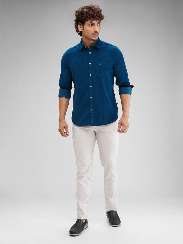 Parx Blue Casual Shirt 