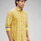 Parx Yellow Casual Shirt 