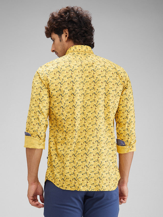 Parx Yellow Casual Shirt 