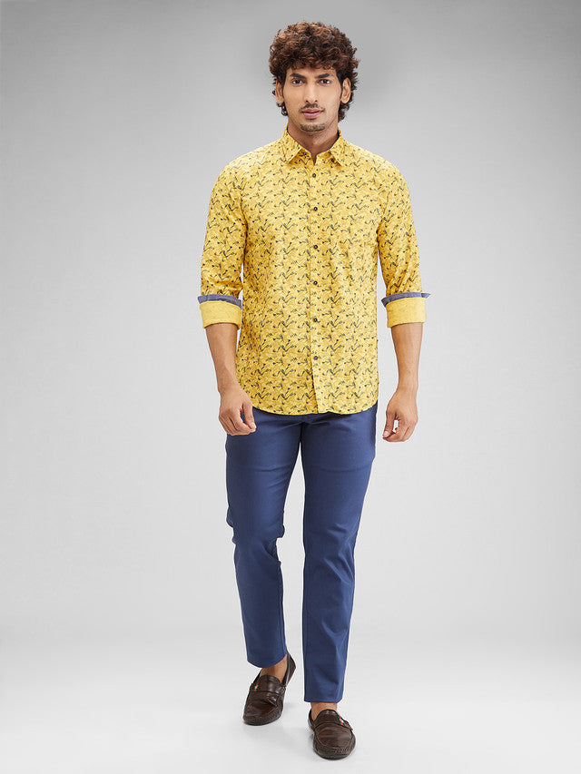 Parx Yellow Casual Shirt 