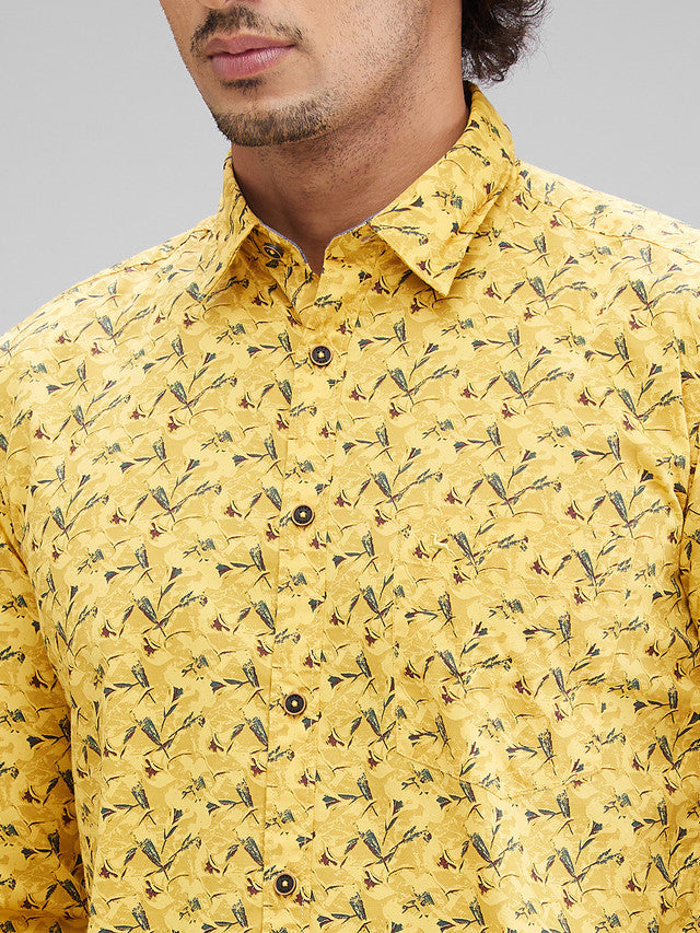 Parx Yellow Casual Shirt 