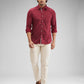 Parx Maroon Casual Shirt 