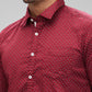 Parx Maroon Casual Shirt 