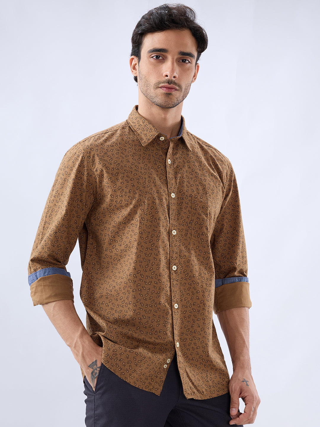 Parx Brown Shirt 