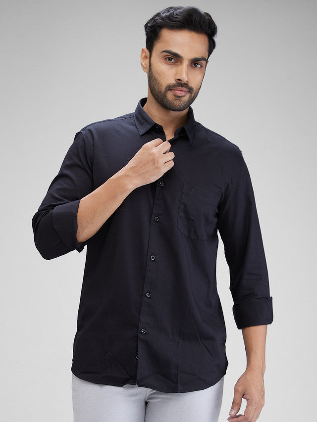 Parx Black Casual Shirt 