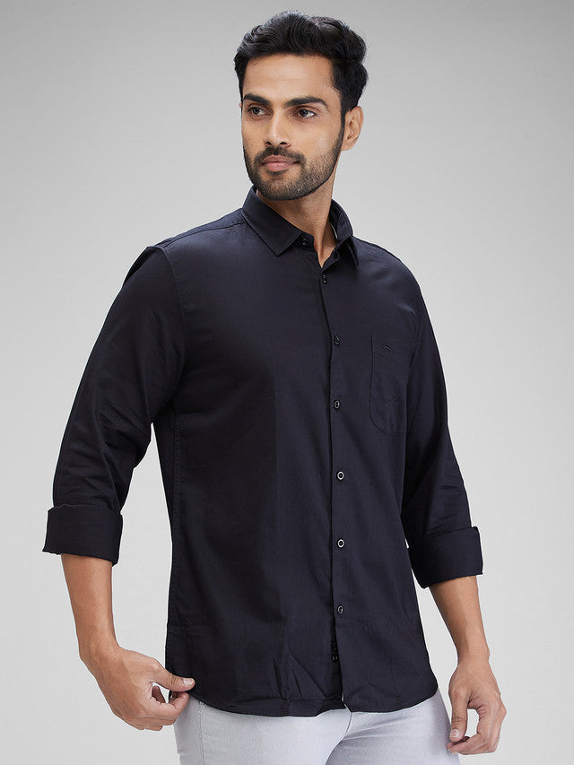 Parx Black Casual Shirt 