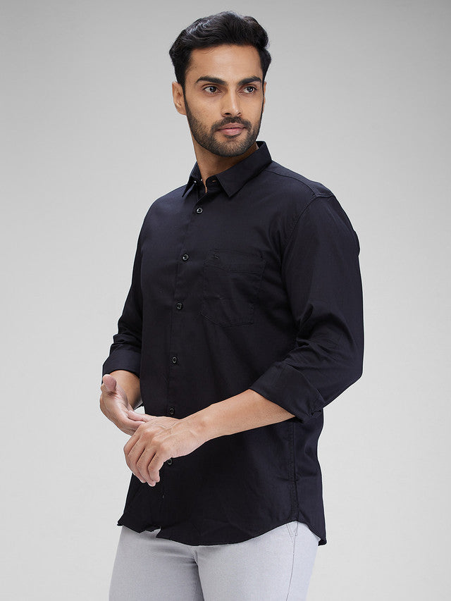 Parx Black Casual Shirt 