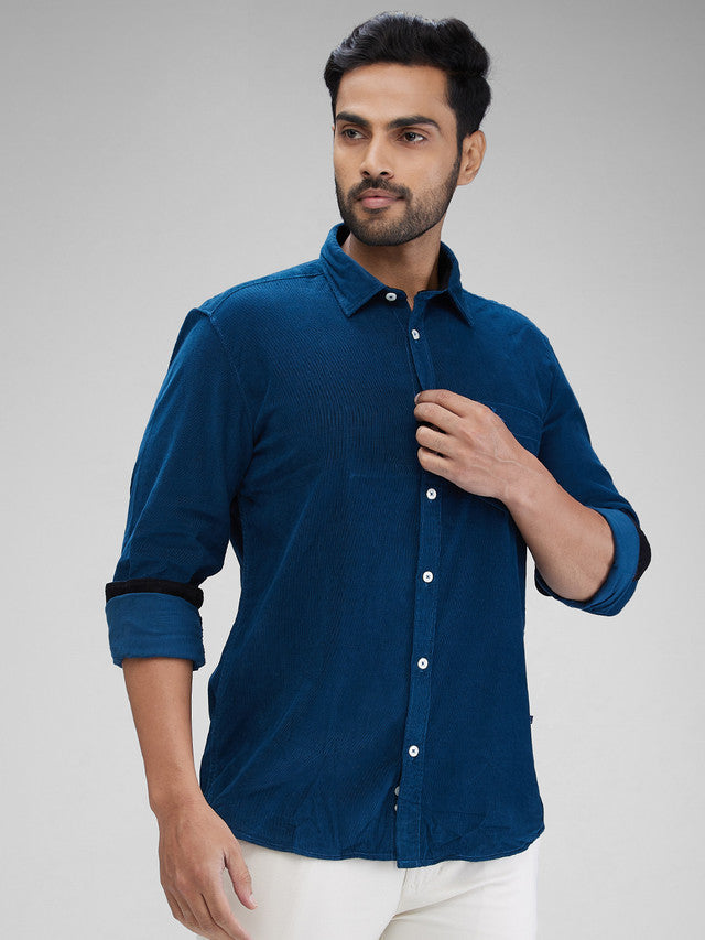 Parx Blue Casual Shirt 