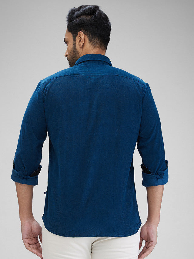 Parx Blue Casual Shirt 