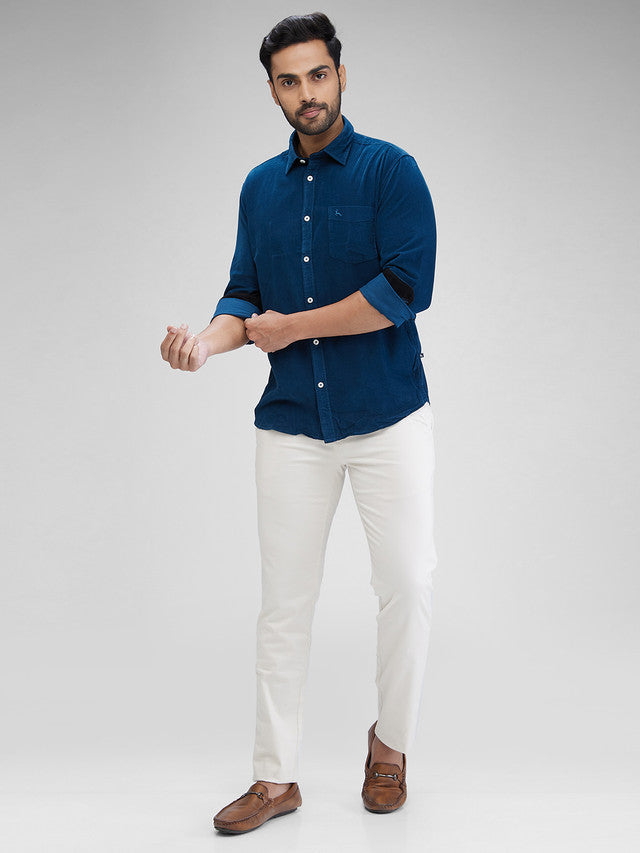 Parx Blue Casual Shirt 