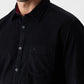 Parx Men Black Slim Fit Solid Casual Shirt